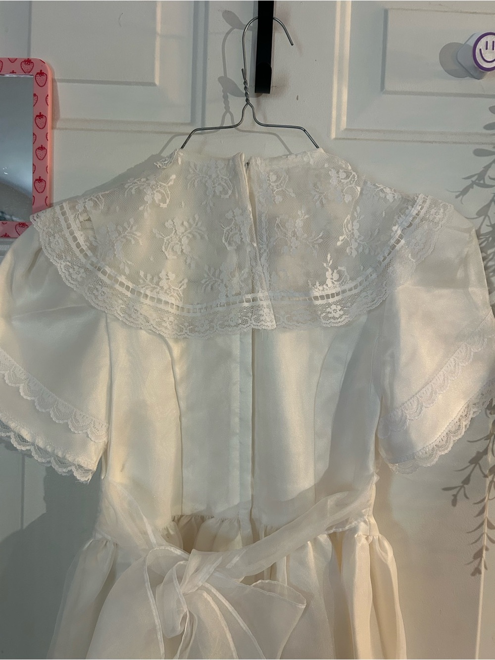 Gunne Sax White Lace Mini Dress - Picture 7 of 7